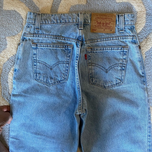 Vintage Levi’s 550 Relaxed Fit Tapered Leg 6 Reg Med - Picture 7 of 16